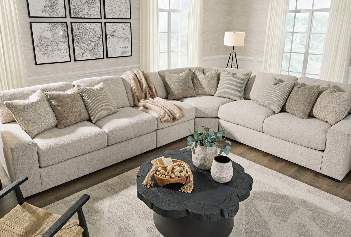 Ballyton Sand 4-Piece Sectional from Ashley - Luna Furniture