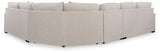 Ballyton Sand 4-Piece Sectional with Ottoman from Ashley Furniture - Luna Furniture