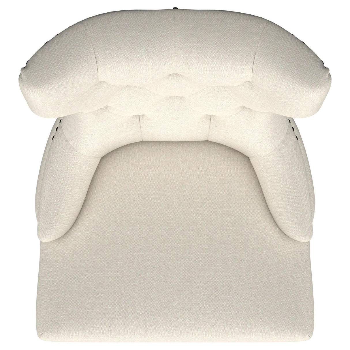 Baney Beige Upholstered Parson Dining Side Chair with Tufted Back from Coaster - Luna Furniture