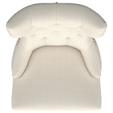 Baney Beige Upholstered Parson Dining Side Chair with Tufted Back from Coaster - Luna Furniture