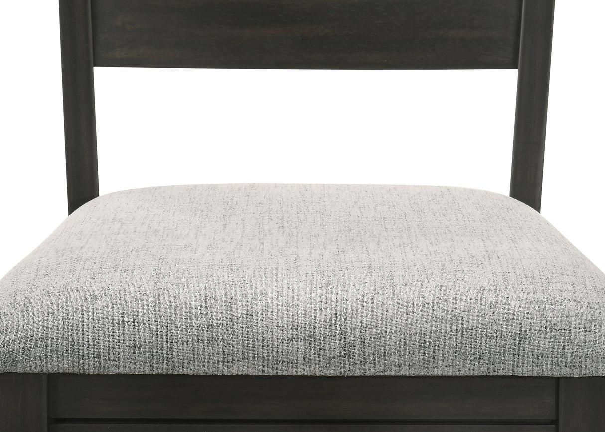 Bardstown Black/Light Gray Extendable Dining Set from Crown Mark - Luna Furniture