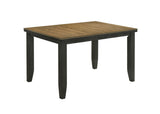 Bardstown Charcoal/Brown/Wheat Extendable Counter Height Dining Set from Crown Mark - Luna Furniture