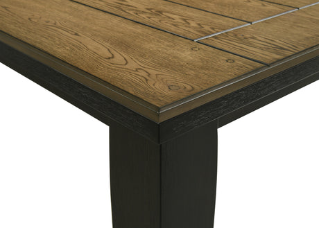 Bardstown Charcoal/Wheat Dining Table from Crown Mark - Luna Furniture