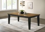 Bardstown Charcoal/Wheat Dining Table from Crown Mark - Luna Furniture
