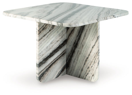 Baretton Black/White/Taupe Accent Coffee Table from Ashley - Luna Furniture