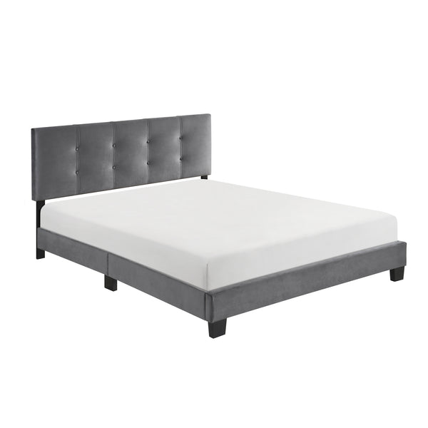 Newberry Dark Gray Queen Platform Bed