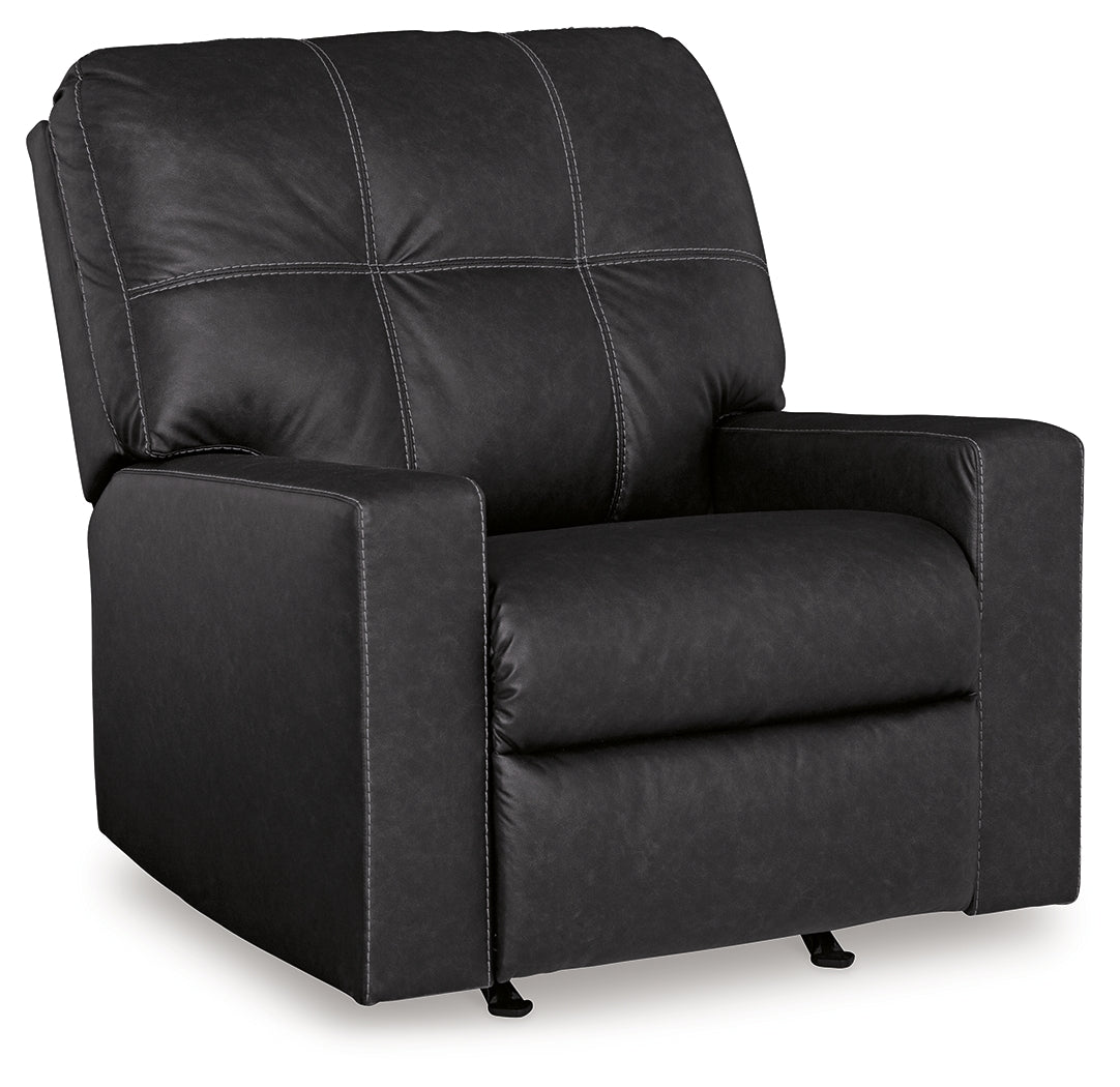 Barlin Mills Carbon Recliner from Ashley - Luna Furniture