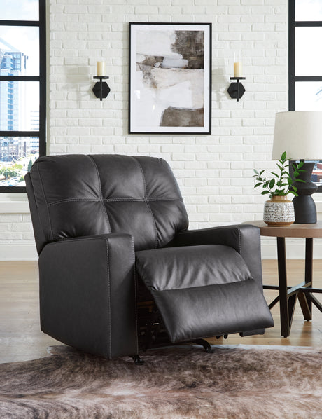 Barlin Mills Carbon Recliner from Ashley - Luna Furniture