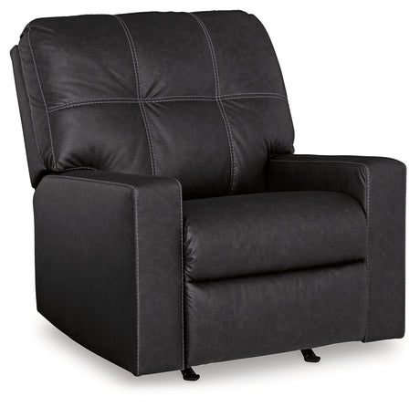 Barlin Mills Recliner and Oversized Accent Ottoman from Ashley - Luna Furniture