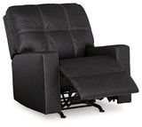 Barlin Mills Recliner and Oversized Accent Ottoman from Ashley - Luna Furniture