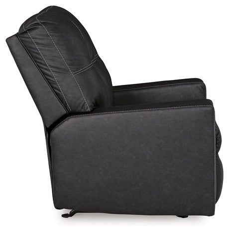 Barlin Mills Recliner and Oversized Accent Ottoman from Ashley - Luna Furniture