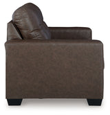 Barlin Mills Sofa, Loveseat and Recliner in Umber from Ashley Furniture - Luna Furniture