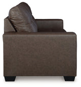 Barlin Mills Sofa, Loveseat and Recliner in Umber from Ashley Furniture - Luna Furniture