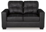 Barlin Mills Sofa and Loveseat in Carbon from Ashley - Luna Furniture