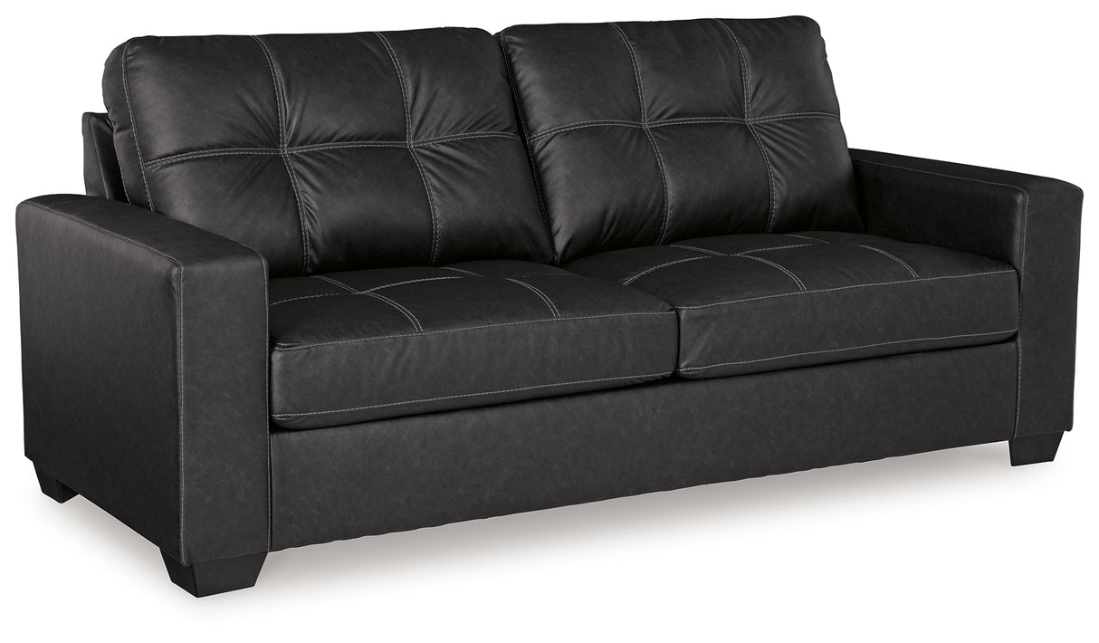 Barlin Mills Sofa and Loveseat in Carbon from Ashley - Luna Furniture