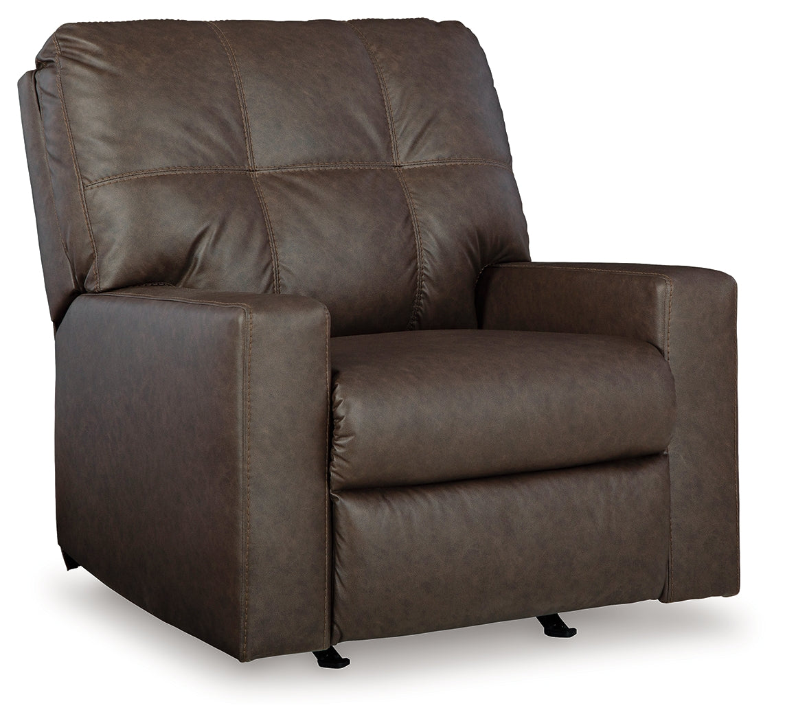 Barlin Mills Umber Recliner from Ashley Furniture - Luna Furniture