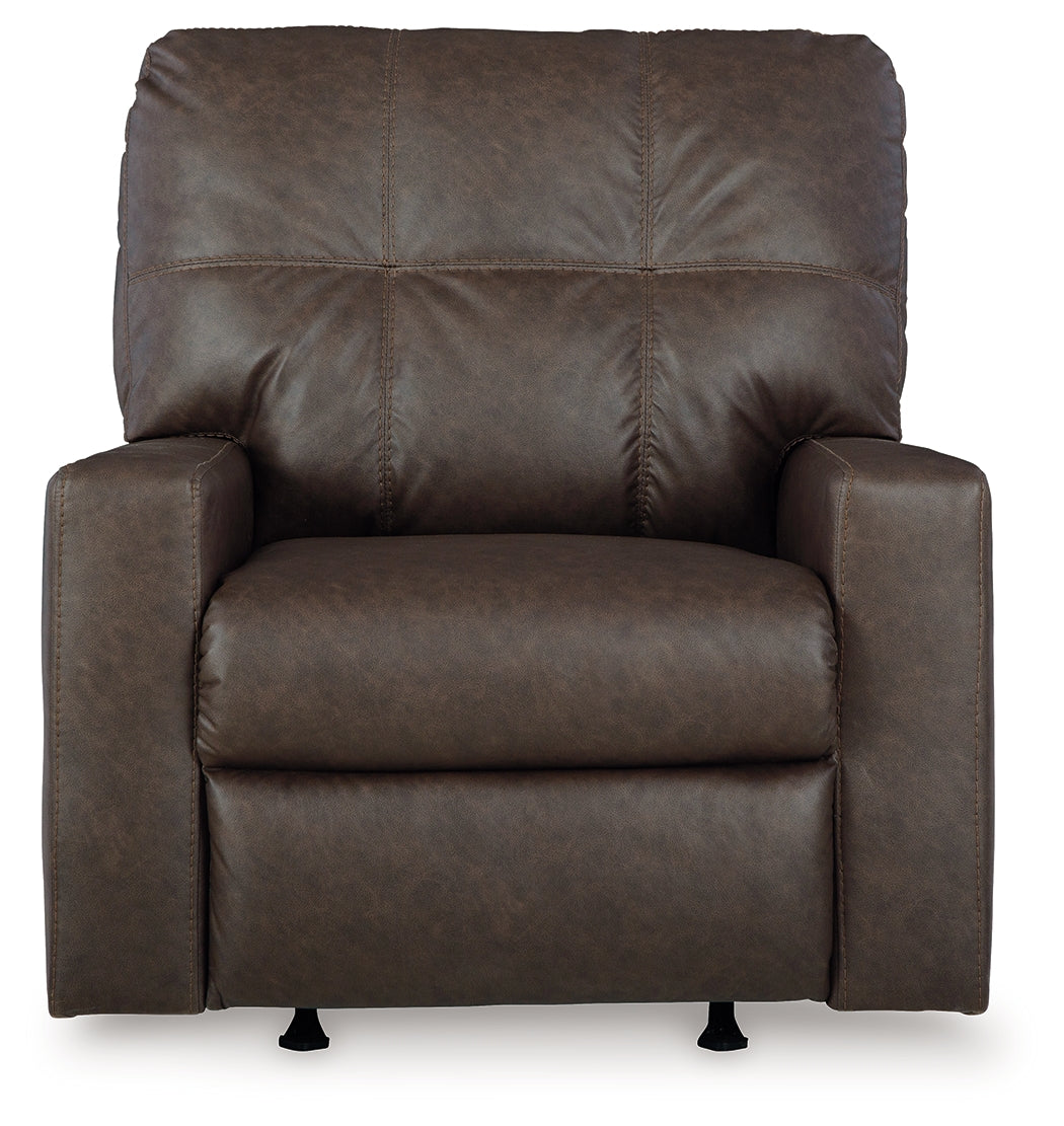 Barlin Mills Umber Recliner from Ashley Furniture - Luna Furniture