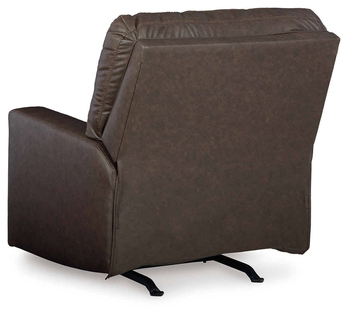 Barlin Mills Umber Recliner from Ashley Furniture - Luna Furniture