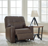 Barlin Mills Umber Recliner from Ashley Furniture - Luna Furniture