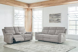 Barnsana Ash Power Reclining Living Room Set from Ashley - Luna Furniture