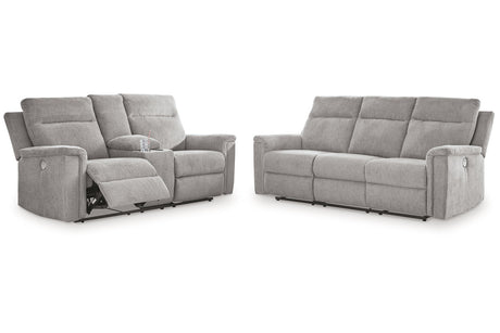 Barnsana Ash Power Reclining Living Room Set from Ashley - Luna Furniture