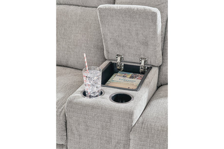 Barnsana Ash Power Reclining Sofa, Loveseat and Recliner from Ashley - Luna Furniture