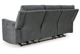 Barnsana Gravel Power Reclining Sofa, Loveseat and Recliner from Ashley - Luna Furniture