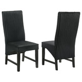 Barrand Black Dining Side Chair, Set of 2 from Coaster - Luna Furniture