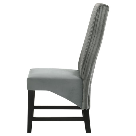 Barrand Gray Dining Side Chair, Set of 2 from Coaster - Luna Furniture