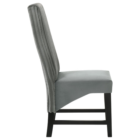 Barrand Gray Dining Side Chair, Set of 2 from Coaster - Luna Furniture