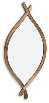 Bartner Antique Gold Finish Accent Mirror from Ashley - Luna Furniture