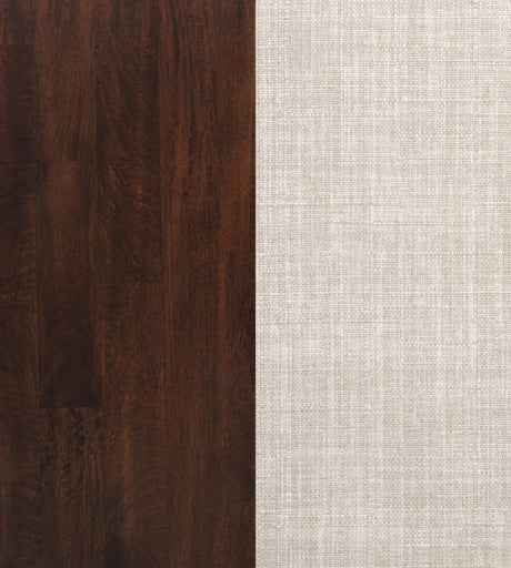 Barton Dark Brown 5-Piece Round Wood Dining Set from Coaster - Luna Furniture