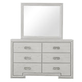 Basilone Rustic White Dresser from Furniture of America - Luna Furniture