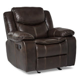 Bastrop Brown Reclining Chair from Homelegance - Luna Furniture