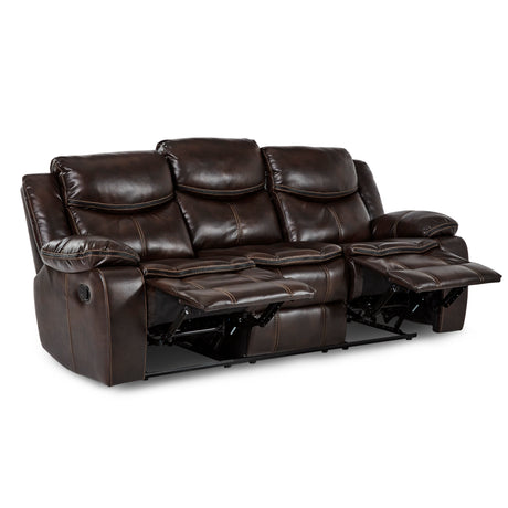 Bastrop Brown Reclining Sofa from Homelegance - Luna Furniture