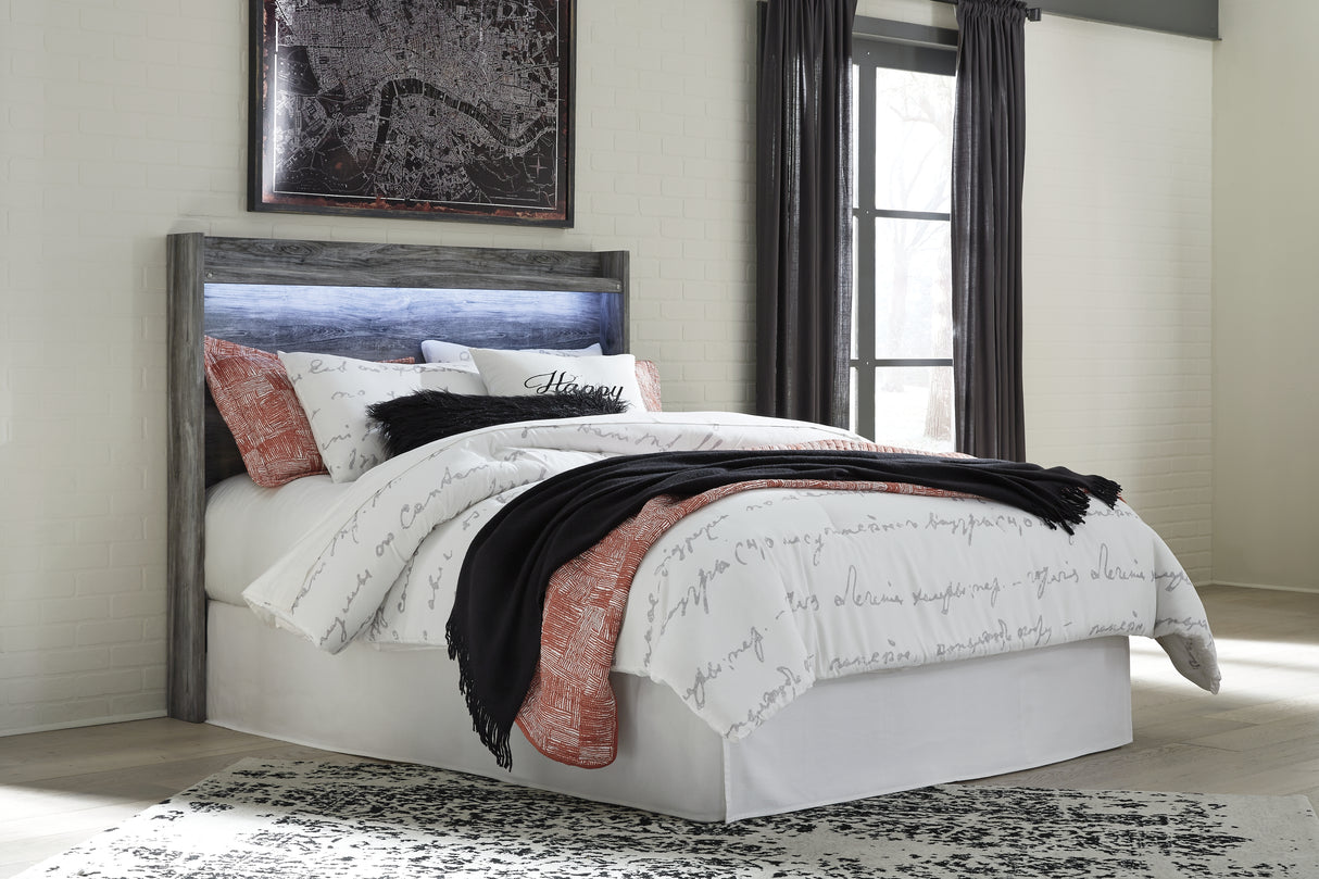 Baystorm Gray Queen Panel Headboard, Dresser, Mirror, Chest and Nightstand from Ashley Furniture - Luna Furniture
