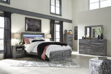 Baystorm Gray Queen Panel Storage Bed, Dresser, Mirror, Chest and 2 Nightstands from Ashley Furniture - Luna Furniture