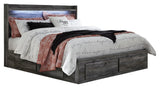 Baystorm King Storage Bed, Dresser and 2 Nightstands from Ashley - Luna Furniture