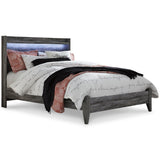 Baystorm Queen Panel Bed with Dresser in Gray from Ashley - Luna Furniture