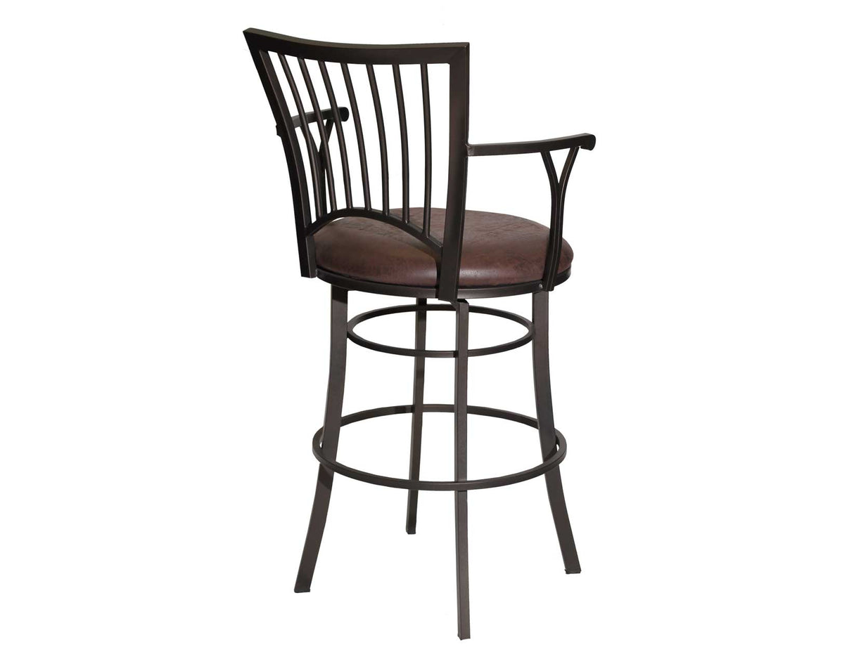 Bayview 24″ Counter Stool, Swivel from Steve Silver - Luna Furniture