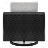 Beachcroft Outdoor Sofa with 2 Lounge Chairs in Black/Light Gray from Ashley - Luna Furniture