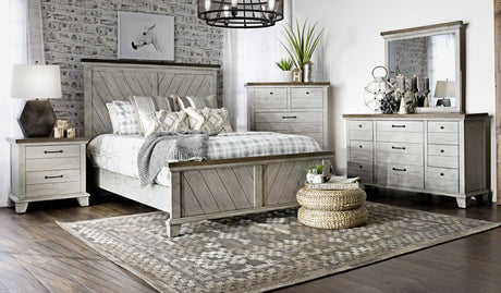 Bear Creek White/Smoke Bedroom Set from Steve Silver - Luna Furniture