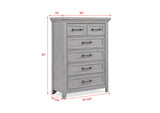 Beckett Rustic Gray Chest from Crown Mark - Luna Furniture