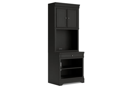 Beckincreek Black Bookcase from Ashley - Luna Furniture