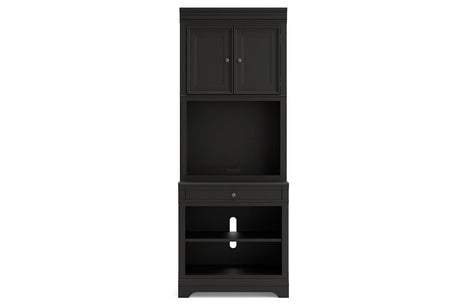 Beckincreek Black Bookcase from Ashley - Luna Furniture