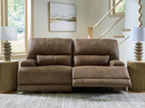 Beckley Place Earth Power Reclining Sofa from Ashley - Luna Furniture