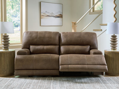 Beckley Place Earth Power Reclining Sofa from Ashley - Luna Furniture