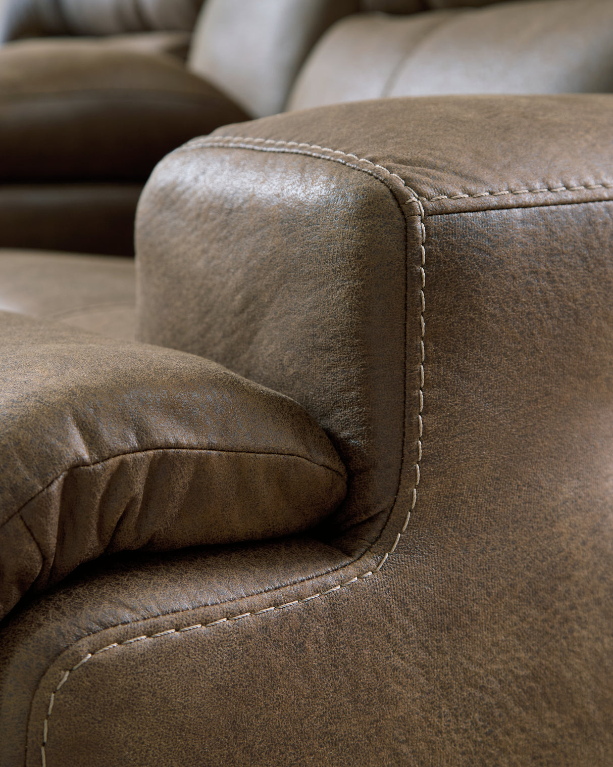 Beckley Place Sofa and Loveseat in Earth from Ashley - Luna Furniture