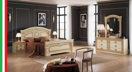 Aida Nightstand Ivory from ESF Furniture - Luna Furniture