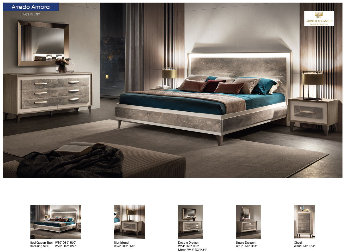 Arredo Ambra Small Mirror from ESF Furniture - Luna Furniture